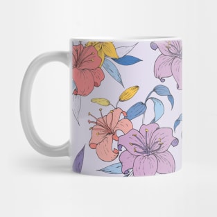 Purple Flowers Mug